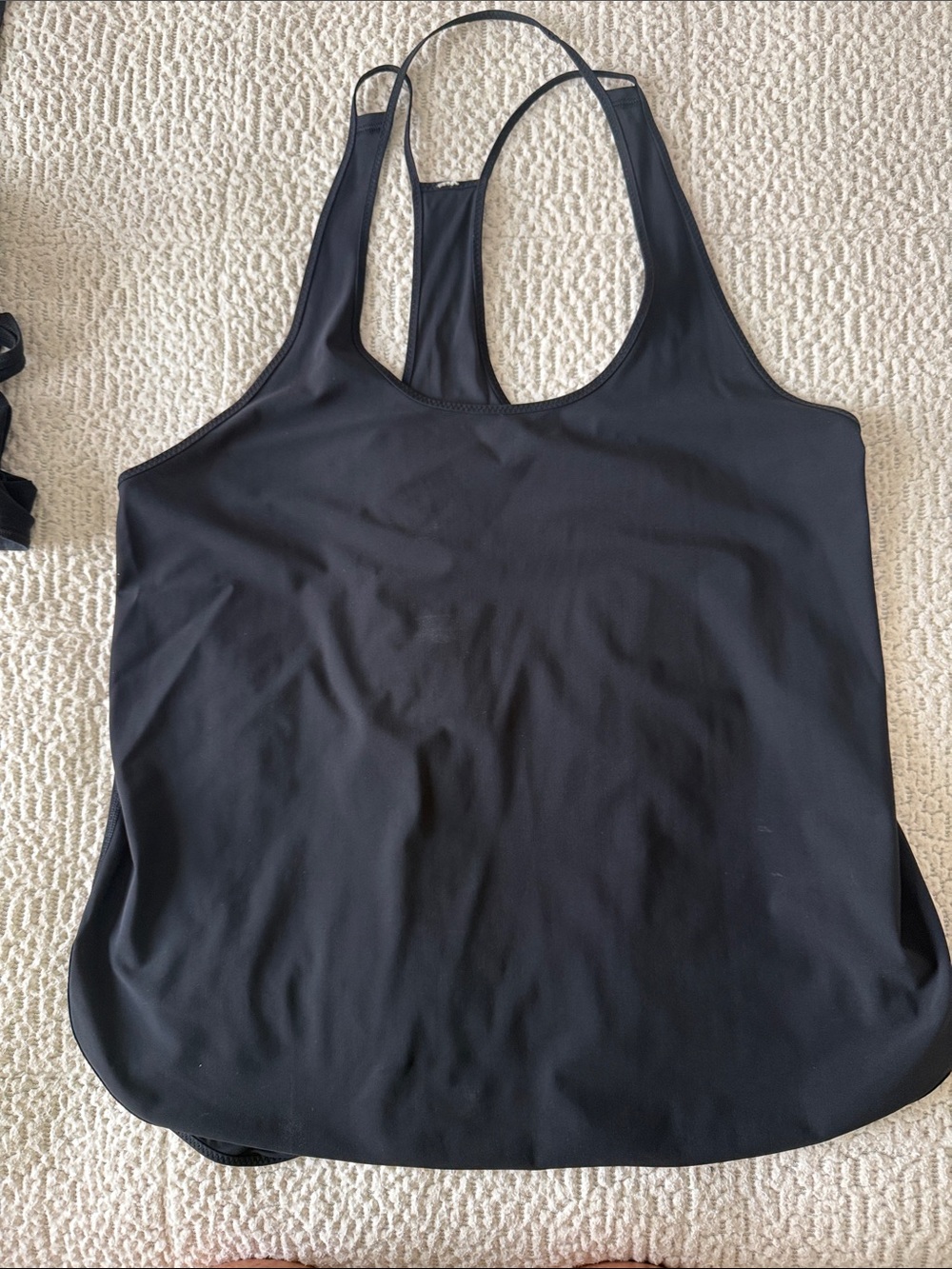 lululemon athletica Black Racerback Tank